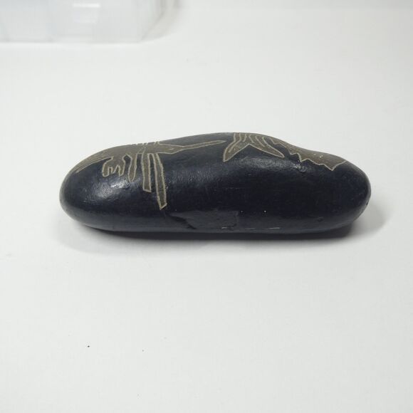 Nazca Line Drawing Stone Bird & Fish Peruvian - Picture 6 of 8